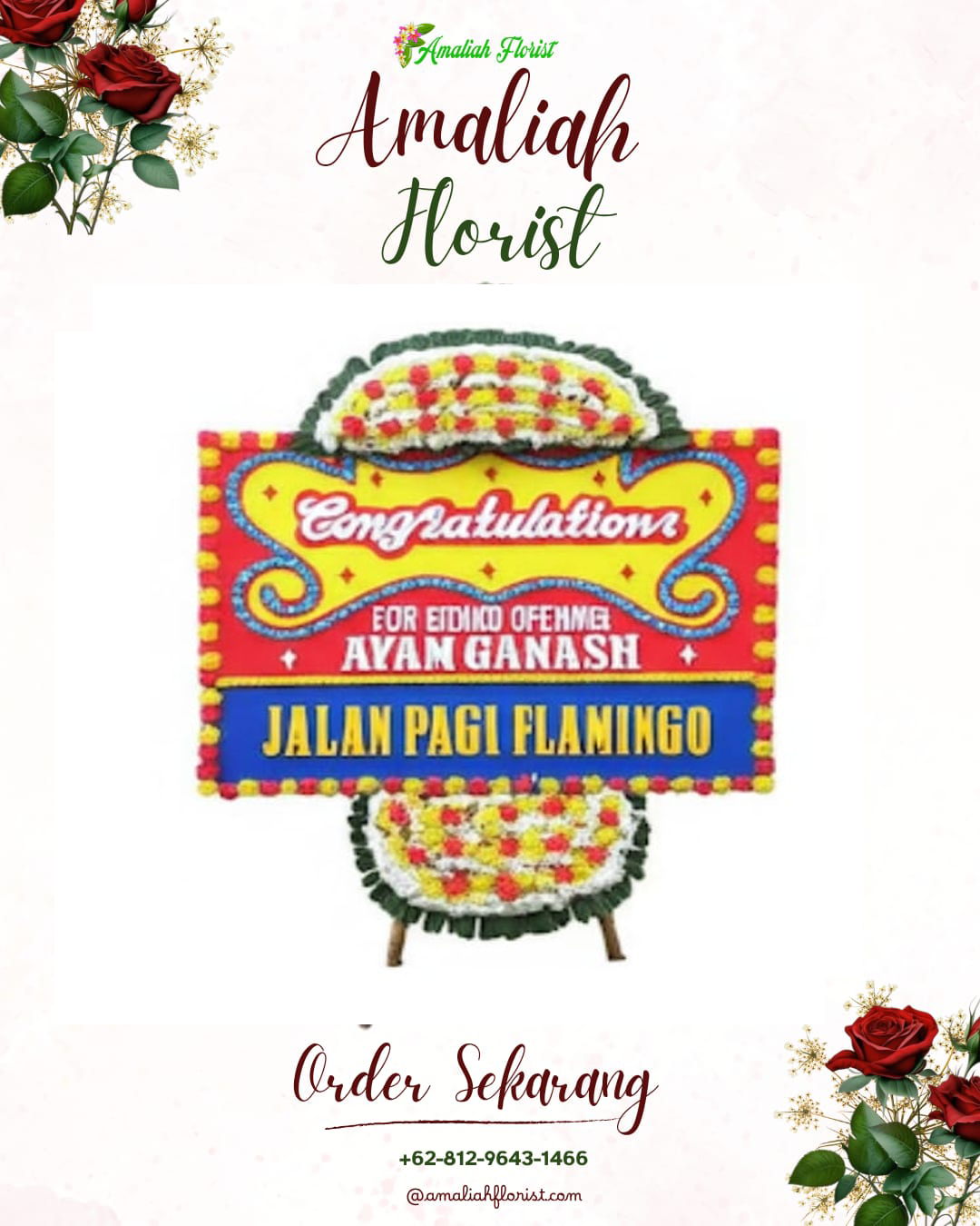 Sewa Papan Bunga Mulyorejo
